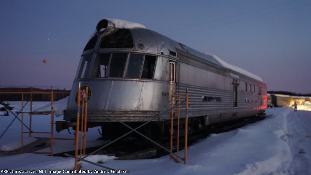 CB&Q 9903 in the Snow